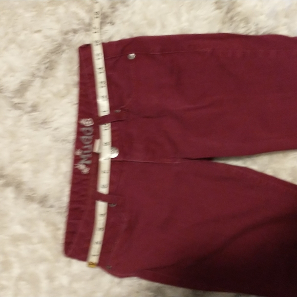 Mudd women's size 7 skinny jeans-,dusty rose color - Picture 6 of 9
